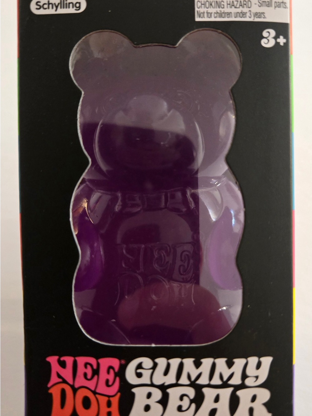 NeeDoh Gummy Bear Groovy Grape Purple Squishy Fidget Toy NEW